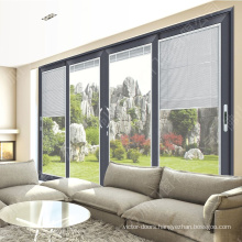 Professional design aluminum curtain doors windows